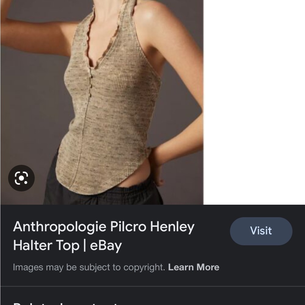 Wilfred Ribbed Knit Tank Top - Brown